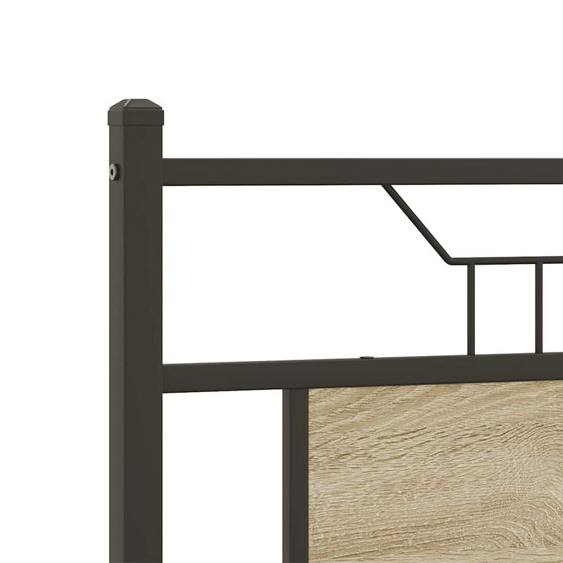 Casa si Gradina - Mobilier - Paturi si accesorii - Paturi - Cadru pat fara saltea stejar sonoma 150x200 cm lemn prelucrat - Infinity.ro