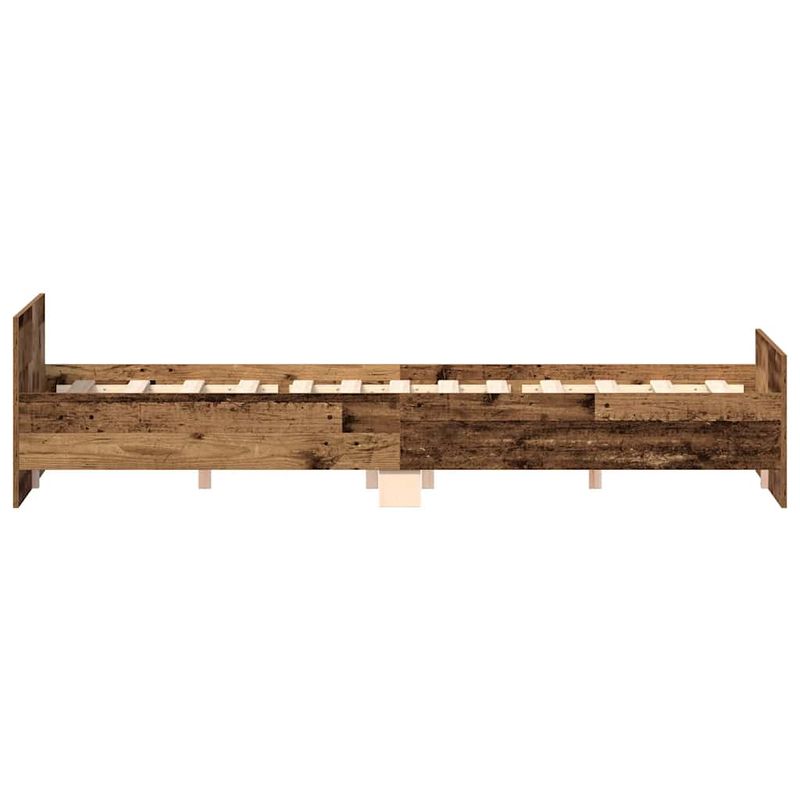 Casa si Gradina - Mobilier - Paturi si accesorii - Paturi - Cadru de pat fara saltea Lemn vechi 135x190cm Lemn prelucrat - Infinity.ro