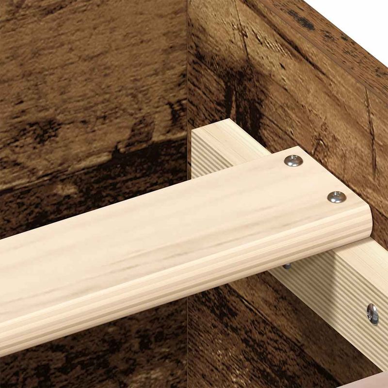 Casa si Gradina - Mobilier - Paturi si accesorii - Paturi - Cadru de pat fara saltea Lemn vechi 135x190cm Lemn prelucrat - Infinity.ro