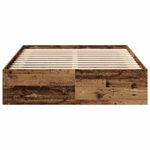 Casa si Gradina - Mobilier - Paturi si accesorii - Paturi - Cadru de pat fara saltea Lemn vechi 120x190cm Lemn prelucrat - Infinity.ro