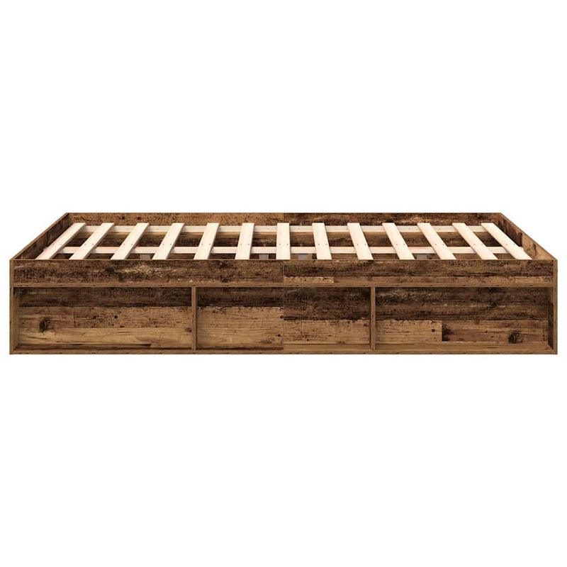 Casa si Gradina - Mobilier - Paturi si accesorii - Paturi - Cadru de pat fara saltea Lemn vechi 120x190cm Lemn prelucrat - Infinity.ro