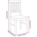 Casa si Gradina - Mobilier - Scaune si fotolii - Scaune - Scaune de sufragerie 2 buc Cauciuc din lemn masiv alb - Infinity.ro