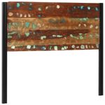 Casa si Gradina - Mobilier - Paturi si accesorii - Accesorii paturi - Tablie de pat 120 cm lemn masiv recuperat si fier - Infinity.ro