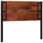Casa si Gradina - Mobilier - Paturi si accesorii - Accesorii paturi - Tablie de pat 120 cm lemn masiv recuperat si fier - Infinity.ro