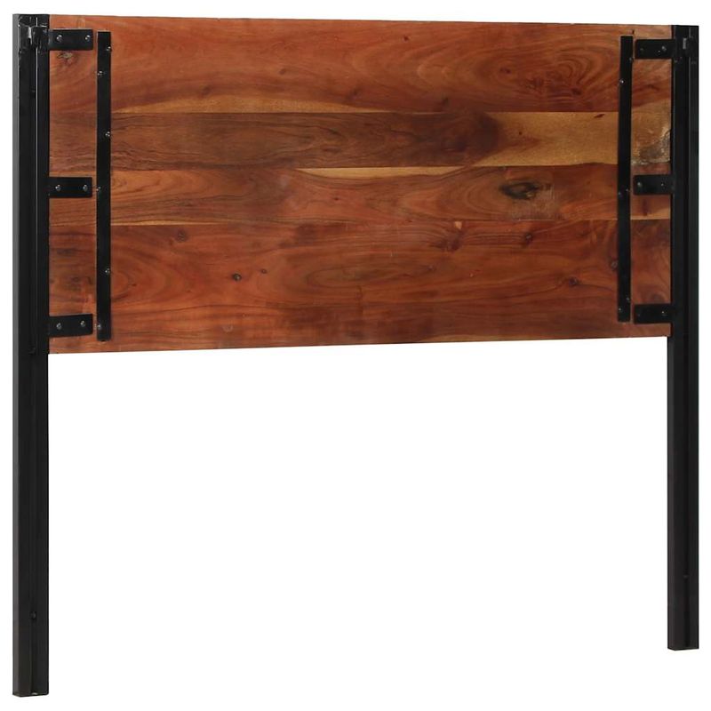 Casa si Gradina - Mobilier - Paturi si accesorii - Accesorii paturi - Tablie de pat 120 cm lemn masiv recuperat si fier - Infinity.ro