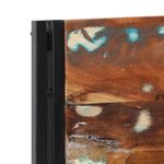 Casa si Gradina - Mobilier - Paturi si accesorii - Accesorii paturi - Tablie de pat 120 cm lemn masiv recuperat si fier - Infinity.ro