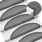 Casa si Gradina - Textile si covoare - Covoare - Covoare casa - Covorase scara 30 buc gri inchis 56x17x3 cm - Infinity.ro