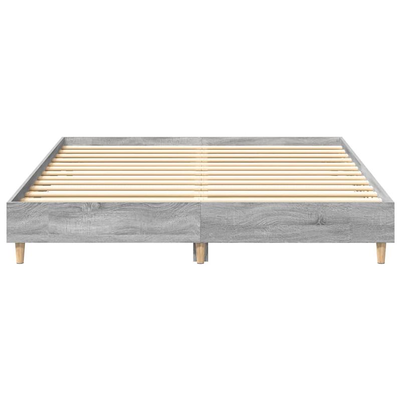 Casa si Gradina - Mobilier - Paturi si accesorii - Paturi - Cadru de pat fara saltea Gri Sonoma 150x200 cm Lemn prelucrat - Infinity.ro