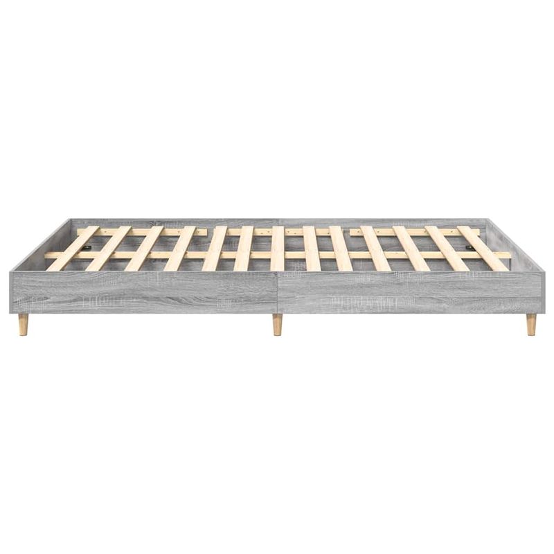 Casa si Gradina - Mobilier - Paturi si accesorii - Paturi - Cadru de pat fara saltea Gri Sonoma 150x200 cm Lemn prelucrat - Infinity.ro
