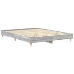 Casa si Gradina - Mobilier - Paturi si accesorii - Paturi - Cadru de pat fara saltea Gri Sonoma 150x200 cm Lemn prelucrat - Infinity.ro