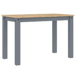 Casa si Gradina - Mobilier - Seturi de mobilier - Seturi mese si scaune - Set de sufragerie din 4 piese Panama din lemn masiv de pin gri, lungime 117 cm - Infinity.ro