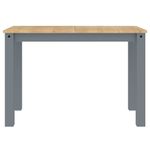 Casa si Gradina - Mobilier - Seturi de mobilier - Seturi mese si scaune - Set de sufragerie din 4 piese Panama din lemn masiv de pin gri, lungime 117 cm - Infinity.ro
