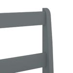 Casa si Gradina - Mobilier - Seturi de mobilier - Seturi mese si scaune - Set de sufragerie din 4 piese Panama din lemn masiv de pin gri, lungime 117 cm - Infinity.ro