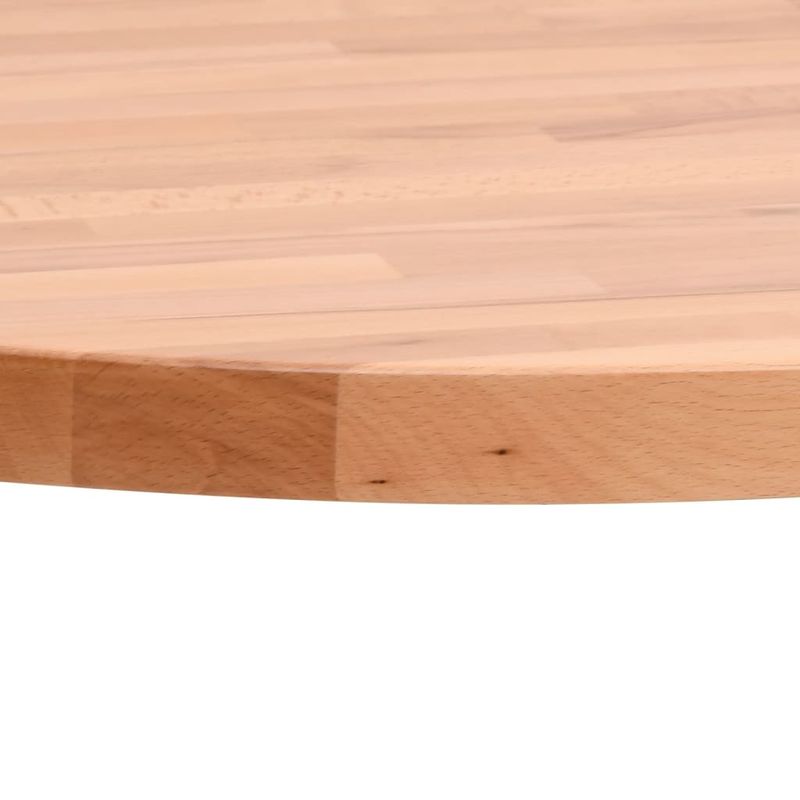 Casa si Gradina - Mobilier - Feronerie si accesorii mobila - Blat de masa rotund, diametru 70x2,5 cm, lemn masiv de fag, maro - Infinity.ro