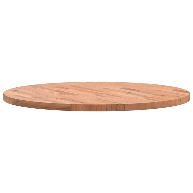 Casa si Gradina - Mobilier - Feronerie si accesorii mobila - Blat de masa rotund, diametru 70x2,5 cm, lemn masiv de fag, maro - Infinity.ro