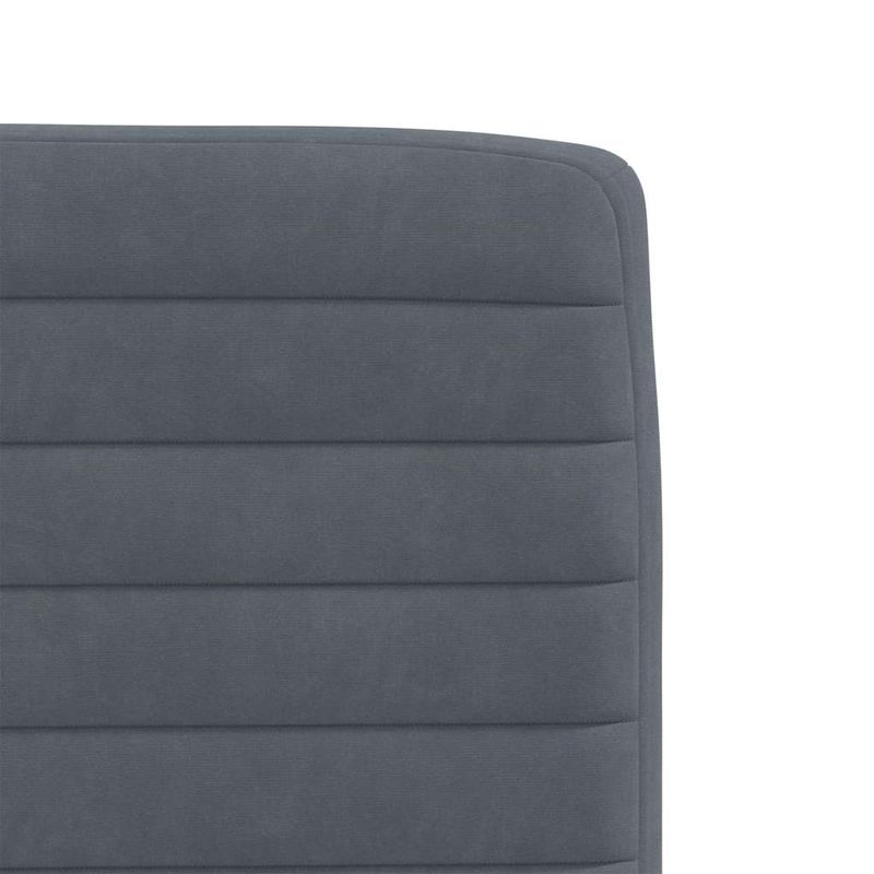 Casa si Gradina - Mobilier - Scaune si fotolii - Scaune - Scaune de bucatarie, 4 buc., gri inchis, catifea - Infinity.ro
