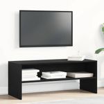 Casa si Gradina - Mobilier - Comode si corpuri - Comode - Dulap TV Stejar Negru 100x40x40 cm Lemn prelucrat - Infinity.ro
