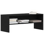 Casa si Gradina - Mobilier - Comode si corpuri - Comode - Dulap TV Stejar Negru 100x40x40 cm Lemn prelucrat - Infinity.ro