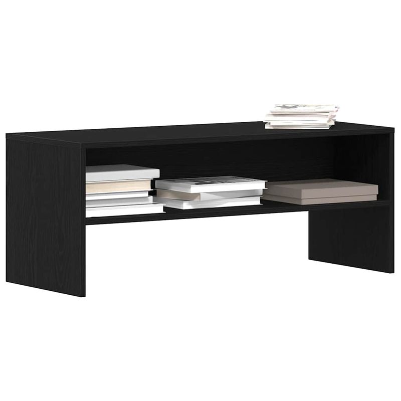 Casa si Gradina - Mobilier - Comode si corpuri - Comode - Dulap TV Stejar Negru 100x40x40 cm Lemn prelucrat - Infinity.ro