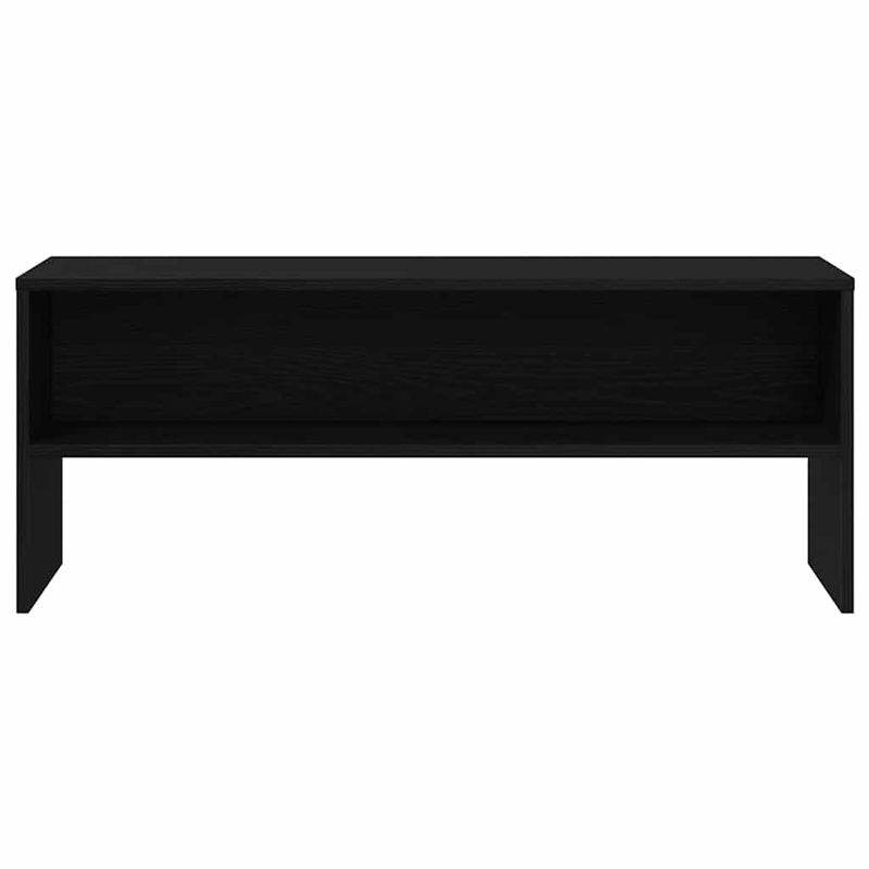 Casa si Gradina - Mobilier - Comode si corpuri - Comode - Dulap TV Stejar Negru 100x40x40 cm Lemn prelucrat - Infinity.ro