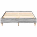 Casa si Gradina - Mobilier - Paturi si accesorii - Paturi - Cadru de pat fara saltea Gri Sonoma 140x190 cm lemn prelucrat - Infinity.ro