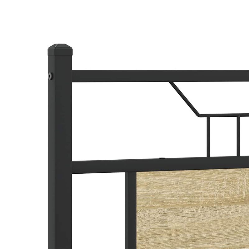 Casa si Gradina - Mobilier - Paturi si accesorii - Paturi - Cadru pat fara saltea stejar sonoma 140x200 cm lemn prelucrat - Infinity.ro