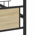 Casa si Gradina - Mobilier - Paturi si accesorii - Paturi - Cadru pat fara saltea stejar sonoma 140x200 cm lemn prelucrat - Infinity.ro
