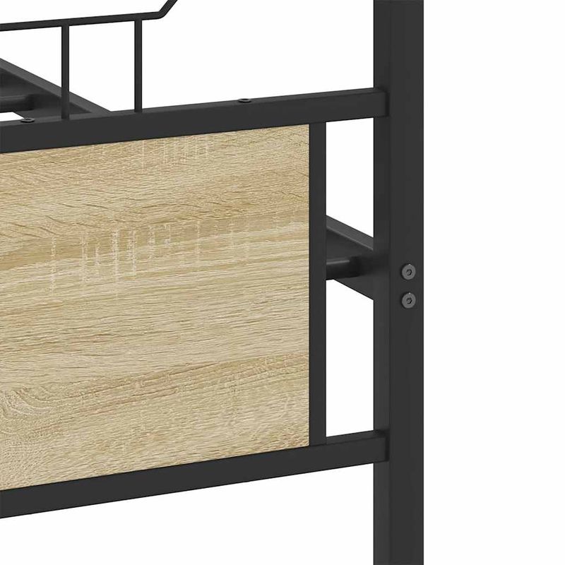 Casa si Gradina - Mobilier - Paturi si accesorii - Paturi - Cadru pat fara saltea stejar sonoma 140x200 cm lemn prelucrat - Infinity.ro