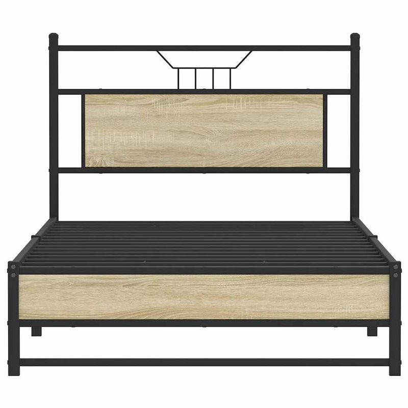 Casa si Gradina - Mobilier - Paturi si accesorii - Paturi - Cadru pat fara saltea, stejar sonoma 100x190 cm lemn prelucrat - Infinity.ro