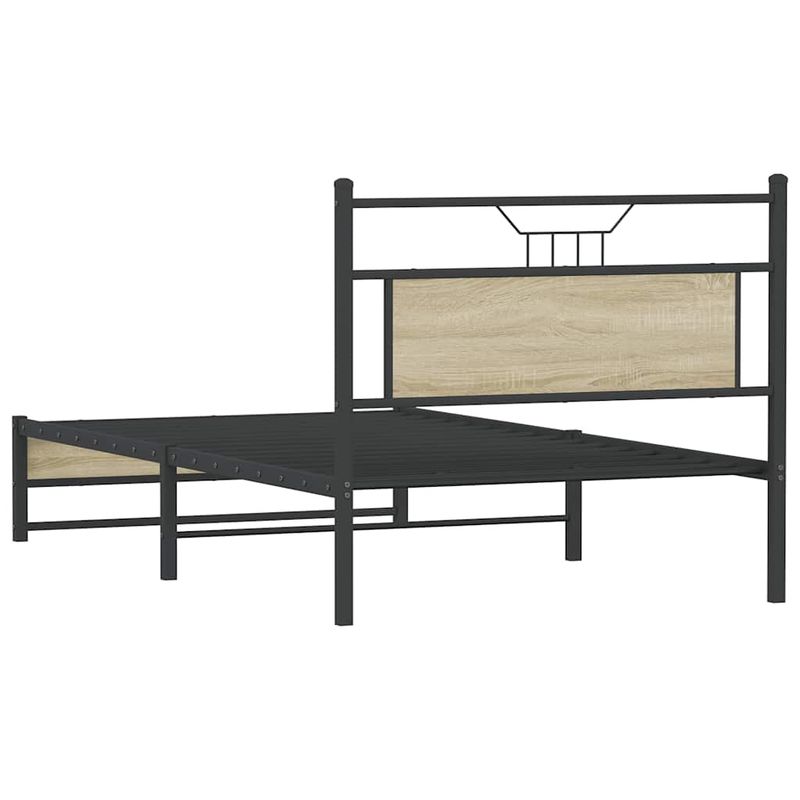 Casa si Gradina - Mobilier - Paturi si accesorii - Paturi - Cadru pat fara saltea, stejar sonoma 100x190 cm lemn prelucrat - Infinity.ro