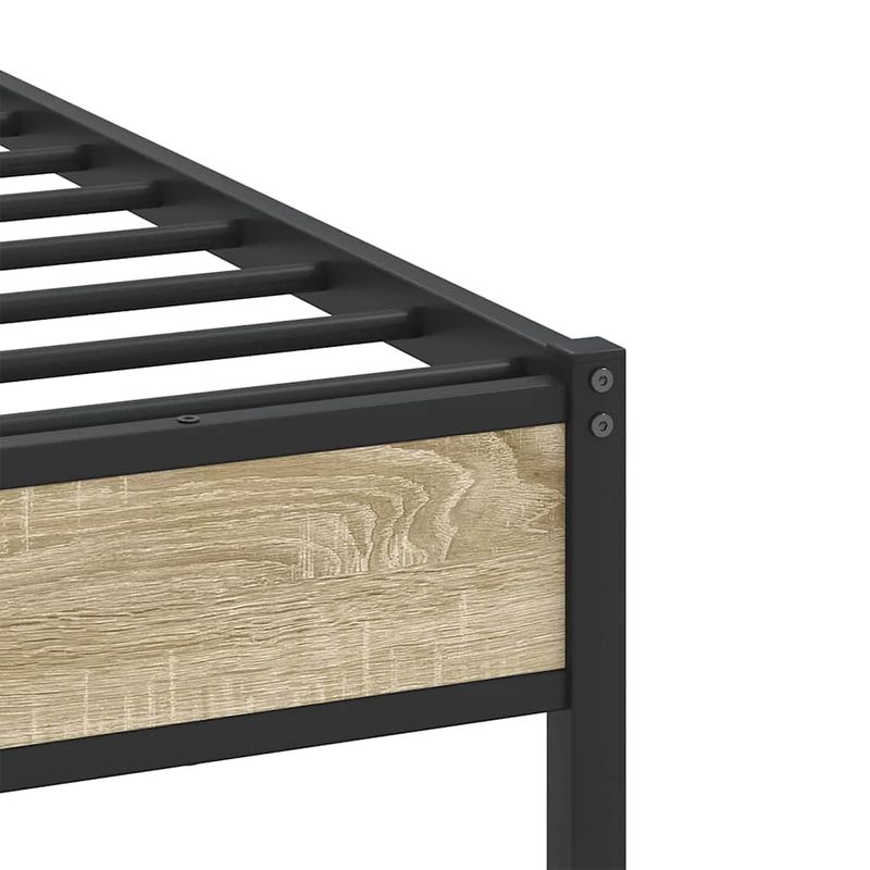Casa si Gradina - Mobilier - Paturi si accesorii - Paturi - Cadru pat fara saltea, stejar sonoma 100x190 cm lemn prelucrat - Infinity.ro