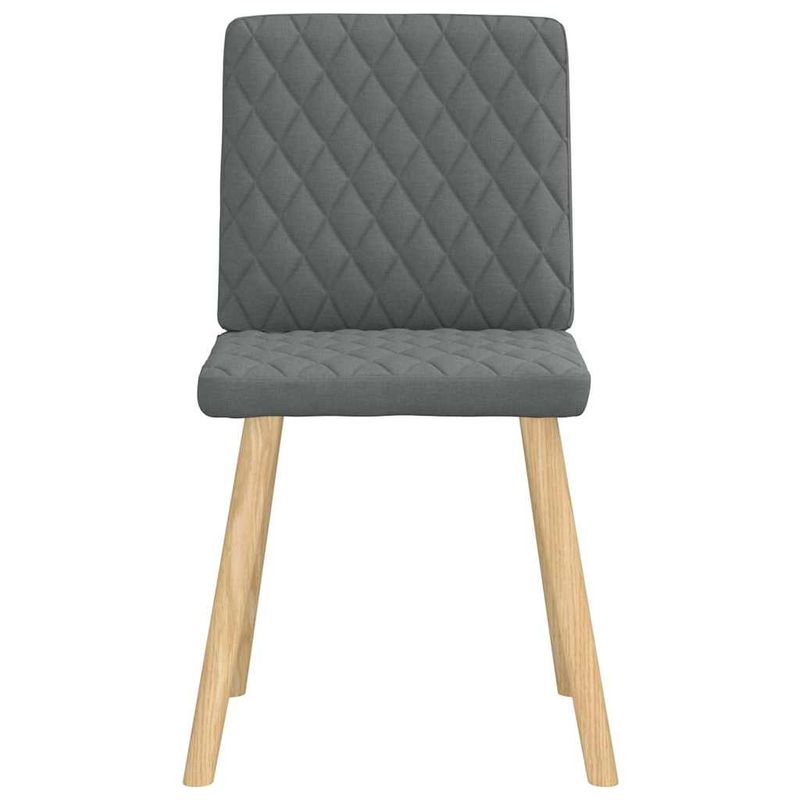 Casa si Gradina - Mobilier - Scaune si fotolii - Scaune - Scaune de bucatarie pivotante, 4 buc., gri inchis, textil - Infinity.ro