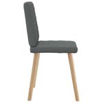 Casa si Gradina - Mobilier - Scaune si fotolii - Scaune - Scaune de bucatarie pivotante, 4 buc., gri inchis, textil - Infinity.ro