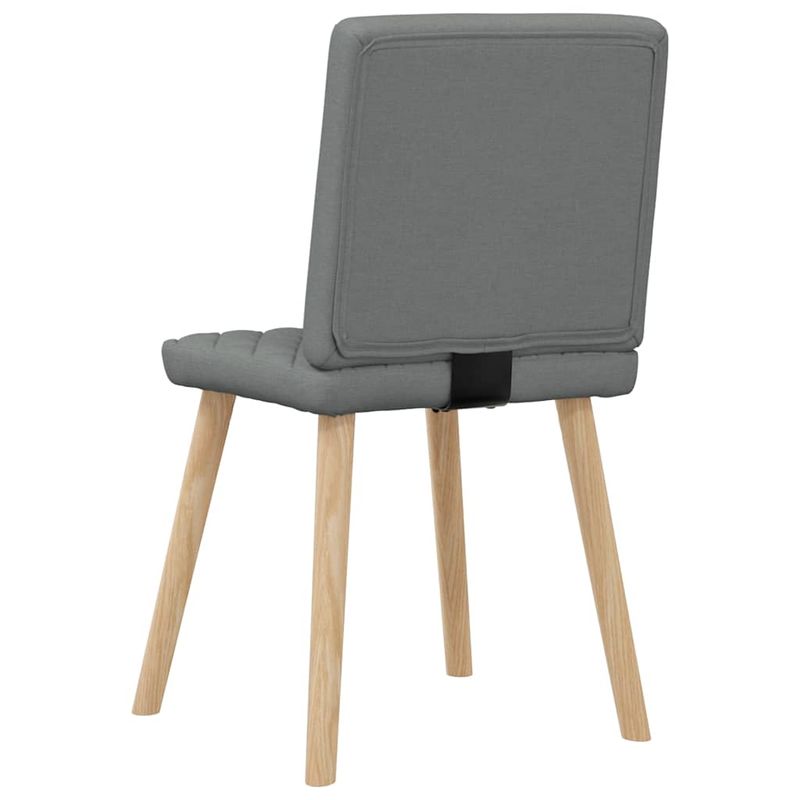 Casa si Gradina - Mobilier - Scaune si fotolii - Scaune - Scaune de bucatarie pivotante, 4 buc., gri inchis, textil - Infinity.ro