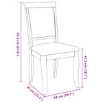 Casa si Gradina - Mobilier - Scaune si fotolii - Scaune - Scaune de sufragerie cu perne 2 buc cauciuc din lemn masiv alb - Infinity.ro