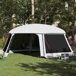 Sport si Outdoor - Camping - Corturi camping - Cort de piscina cu pereti detasabili si plasa gri 670x590 cm - Infinity.ro