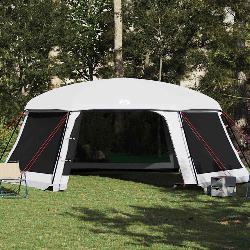 Sport si Outdoor - Camping - Corturi camping - Cort de piscina cu pereti detasabili si plasa gri 670x590 cm - Infinity.ro