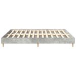 Casa si Gradina - Mobilier - Paturi si accesorii - Paturi - Cadru de pat fara saltea Gri beton 200x200 cm Lemn prelucrat - Infinity.ro