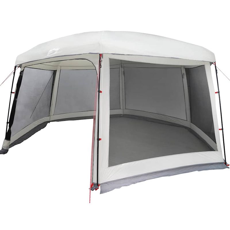 Sport si Outdoor - Camping - Corturi camping - Cort de piscina cu pereti detasabili si plasa gri 670x590 cm - Infinity.ro