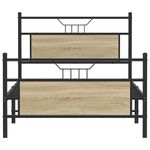 Casa si Gradina - Mobilier - Paturi si accesorii - Paturi - Cadru pat fara saltea stejar sonoma 100x200 cm lemn prelucrat - Infinity.ro