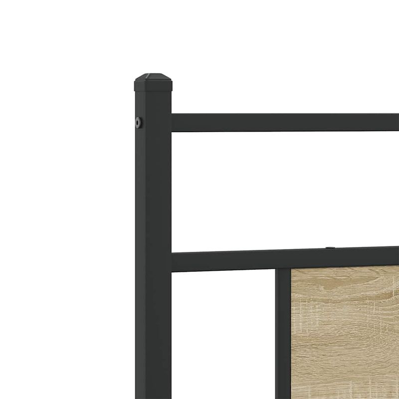 Casa si Gradina - Mobilier - Paturi si accesorii - Paturi - Cadru pat fara saltea stejar sonoma 100x200 cm lemn prelucrat - Infinity.ro