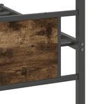 Casa si Gradina - Mobilier - Paturi si accesorii - Paturi - Cadru pat fara saltea, stejar fumuriu 100x190 cm lemn prelucrat - Infinity.ro