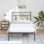 Casa si Gradina - Mobilier - Paturi si accesorii - Paturi - Cadru pat fara saltea, stejar sonoma 80x200 cm lemn prelucrat - Infinity.ro