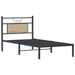 Casa si Gradina - Mobilier - Paturi si accesorii - Paturi - Cadru pat fara saltea, stejar sonoma 80x200 cm lemn prelucrat - Infinity.ro