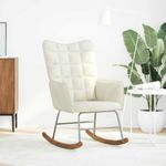 Casa si Gradina - Gradina si terasa - Balansoare si hamace - Balansoare - Scaun balansoar, crem, catifea - Infinity.ro