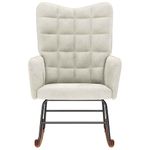 Casa si Gradina - Gradina si terasa - Balansoare si hamace - Balansoare - Scaun balansoar, crem, catifea - Infinity.ro