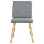 Casa si Gradina - Mobilier - Scaune si fotolii - Scaune - Scaune de bucatarie pivotante, 4 buc., gri deschis, textil - Infinity.ro