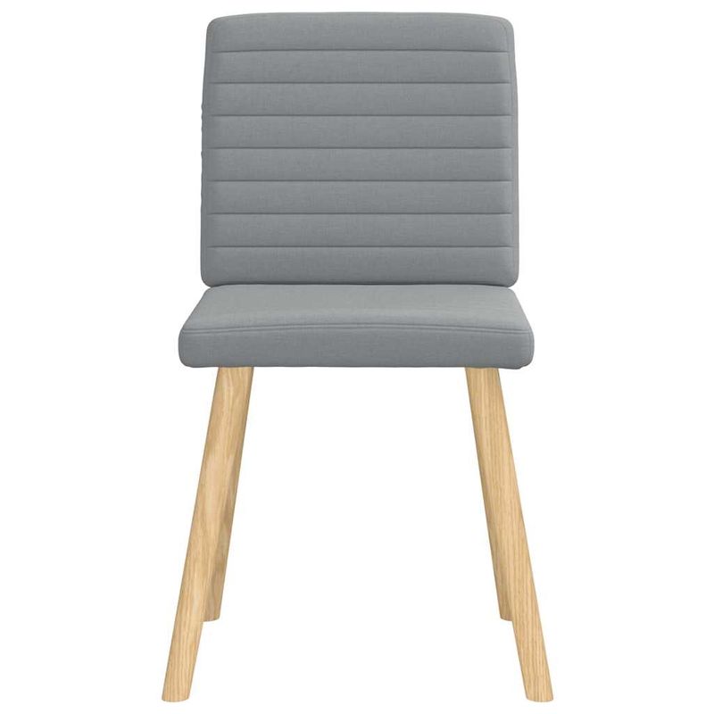 Casa si Gradina - Mobilier - Scaune si fotolii - Scaune - Scaune de bucatarie pivotante, 4 buc., gri deschis, textil - Infinity.ro