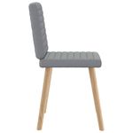Casa si Gradina - Mobilier - Scaune si fotolii - Scaune - Scaune de bucatarie pivotante, 4 buc., gri deschis, textil - Infinity.ro