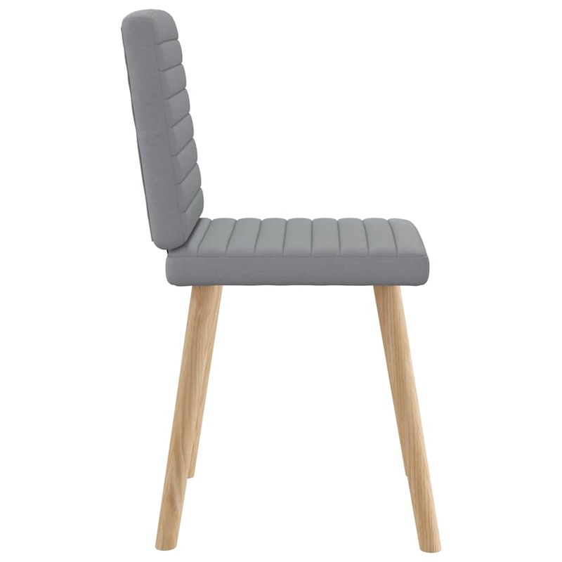 Casa si Gradina - Mobilier - Scaune si fotolii - Scaune - Scaune de bucatarie pivotante, 4 buc., gri deschis, textil - Infinity.ro